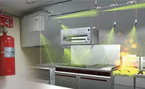 Kitchen hood fire suppression system design - safe 