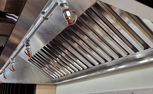 Kitchen hood fire suppression system design- safe